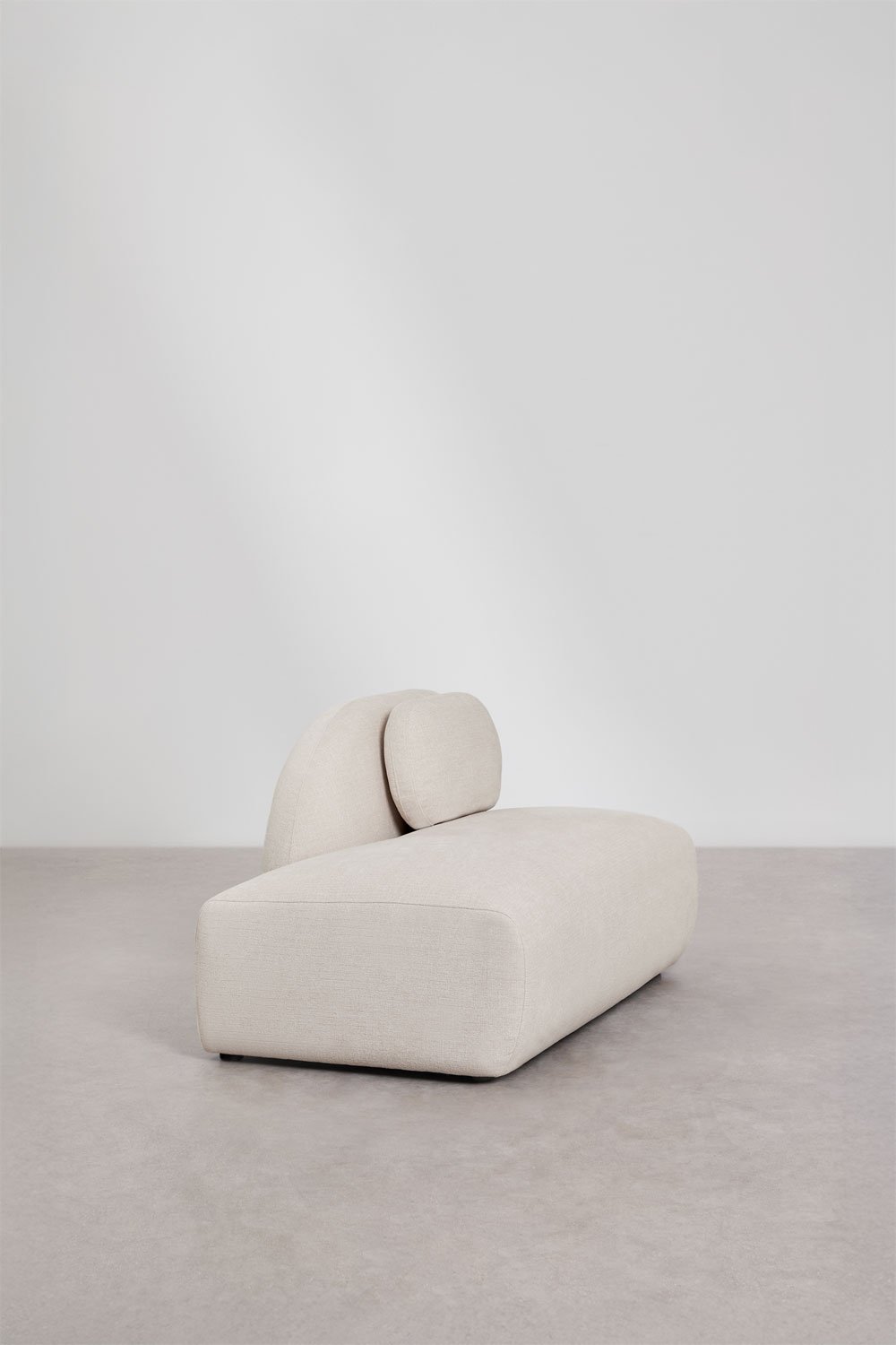 Module méridienne gauche pour canapé modulaire en chenille Coquette, image de la galerie 3