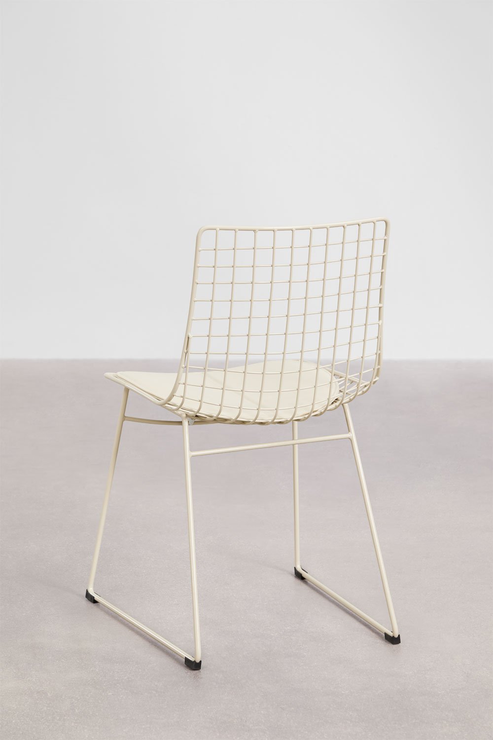 Pack de 4 chaises de salle à manger en acier Renee, image de la galerie 4