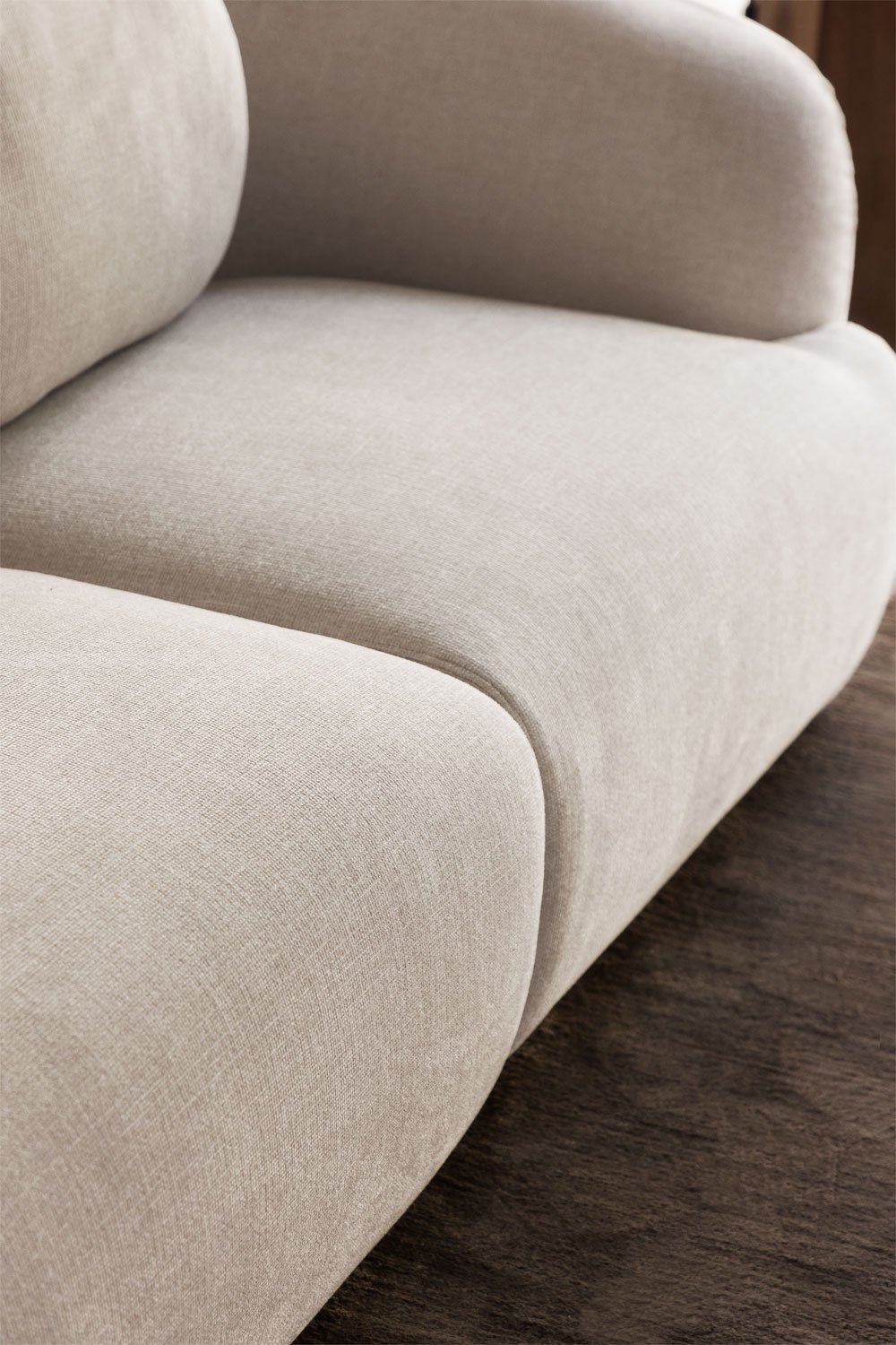 Canapé modulaire 3 pièces en chenille Coquette, image de la galerie 2