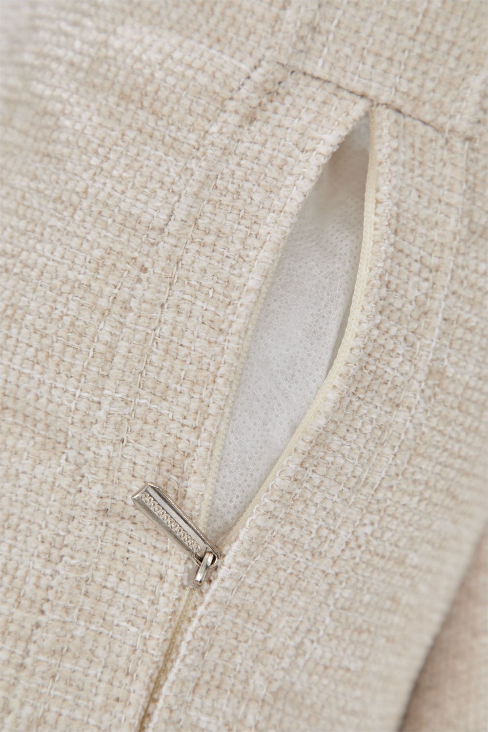 Canapé modulable avec méridienne gauche en chenille Coquette, 2 pièces, image de la galerie 10