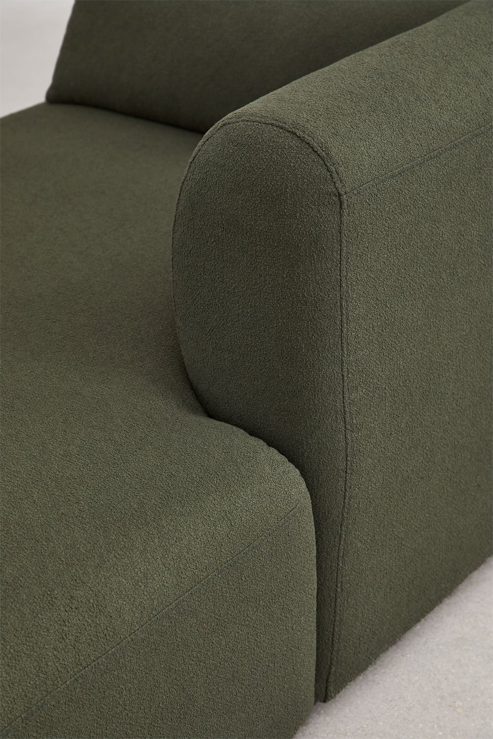 Canapé modulaire avec méridienne droite 6 pièces avec pouf Fogler, image de la galerie 9