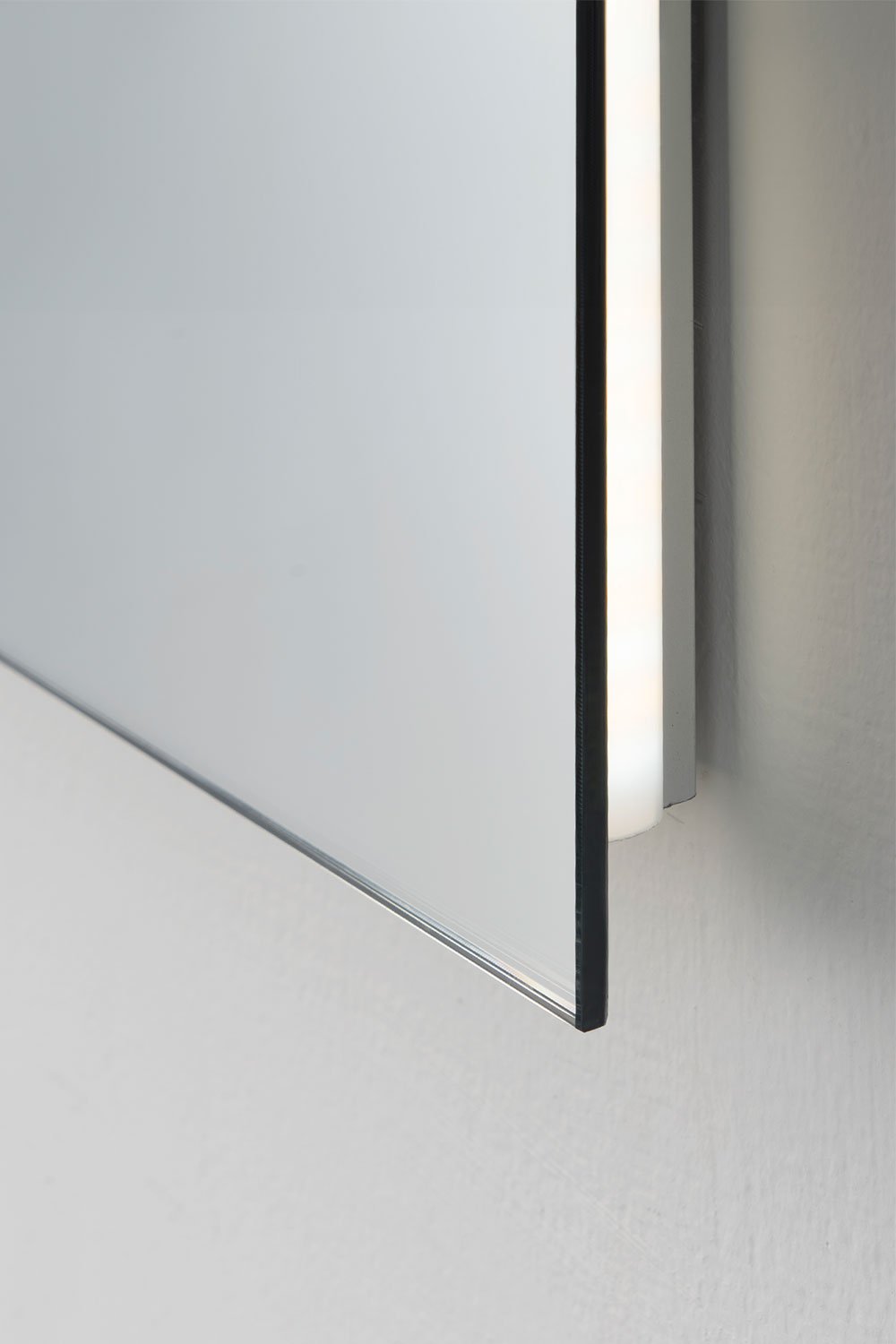 Miroir mural rectangulaire 120x90 cm pour salle de bain avec lumière LED et anti-buée Riben, image de la galerie 5