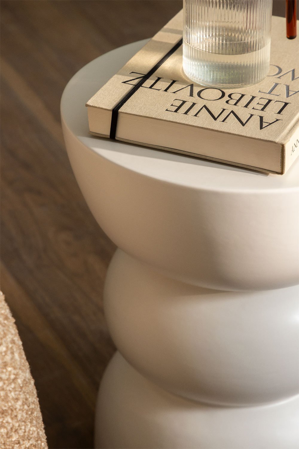 Table d'appoint ronde Ø35 cm en céramique Tiyi, image de la galerie 2