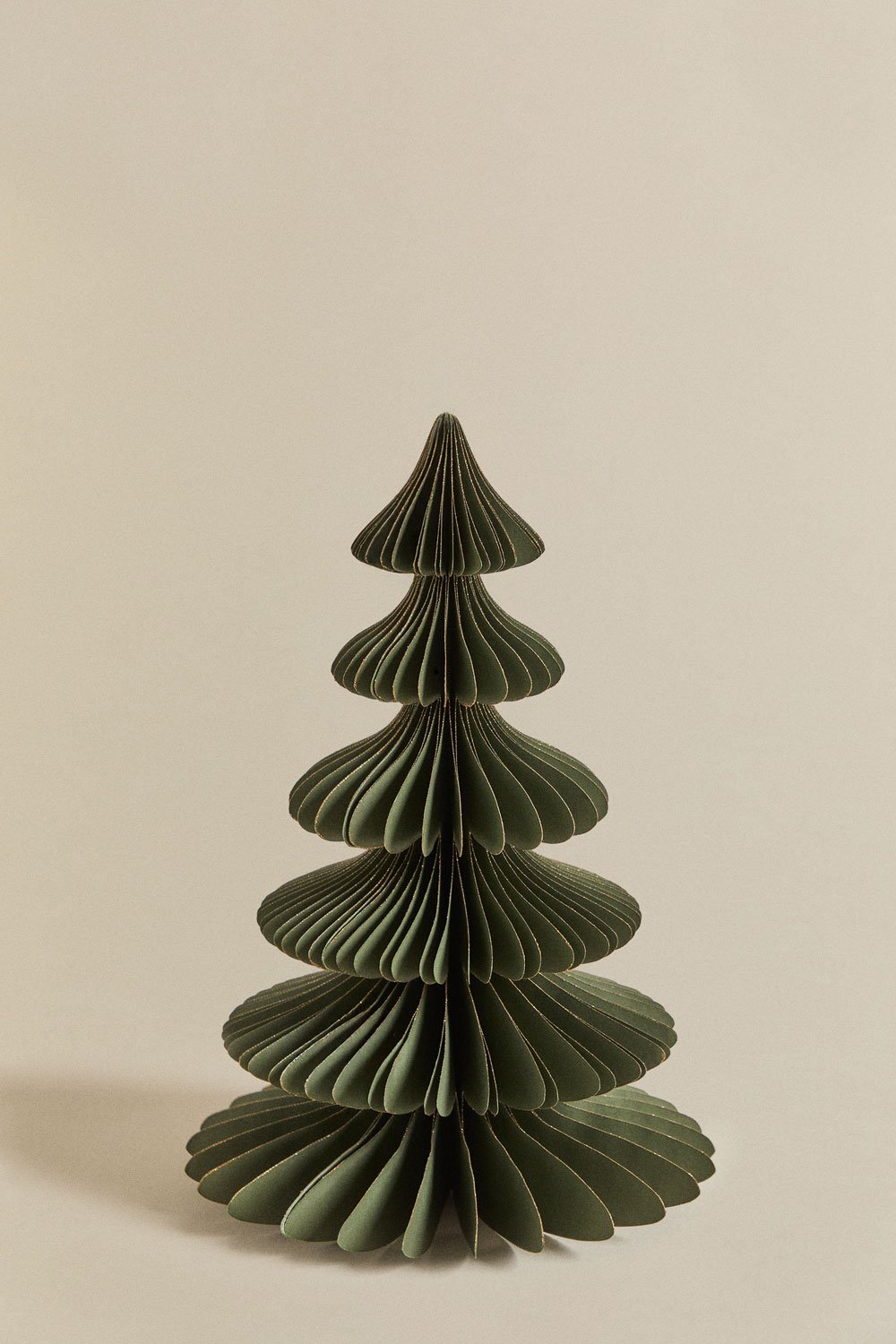 Pack de 2 arbres de Noël en papier Navira, image de la galerie 3