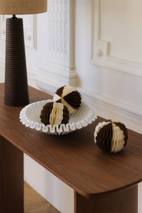 Lot de 3 décorations de Noël en papier Briluma