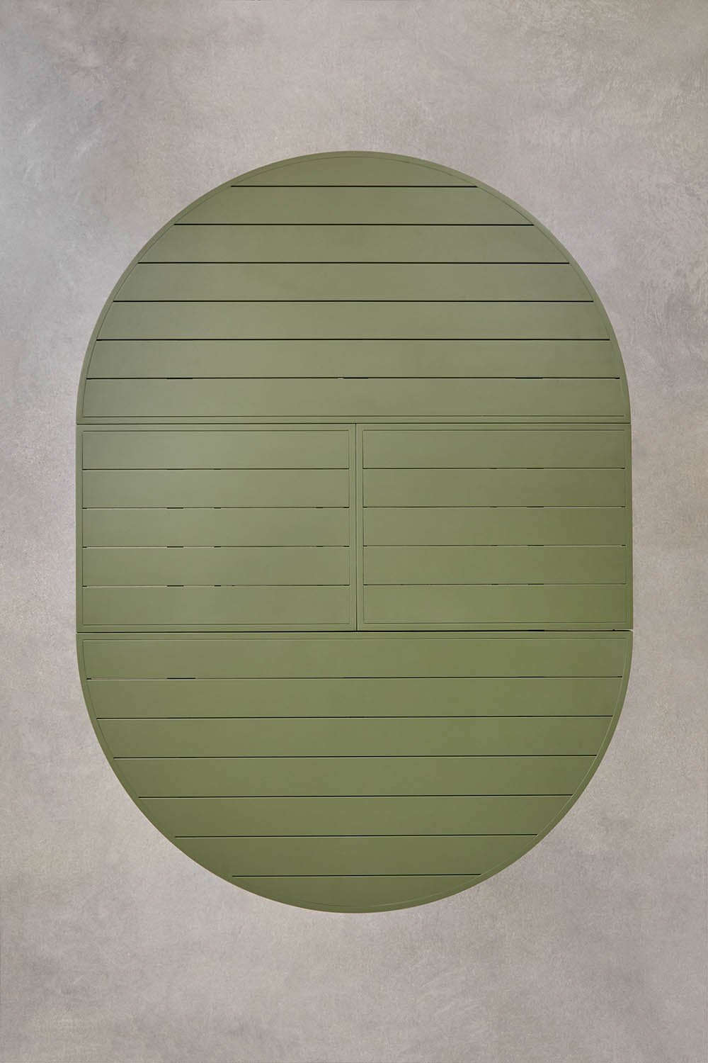 Table à manger extensible en aluminium Barces 145-200x145 cm, image de la galerie 9