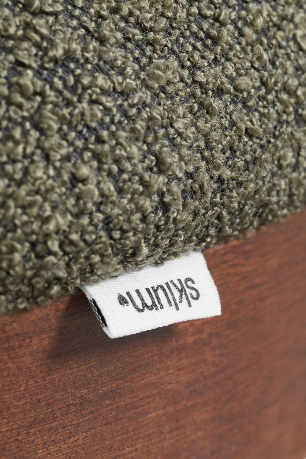 Pack de 4 chaises de salle à manger en tissu bouclé Argider, image de la galerie 8