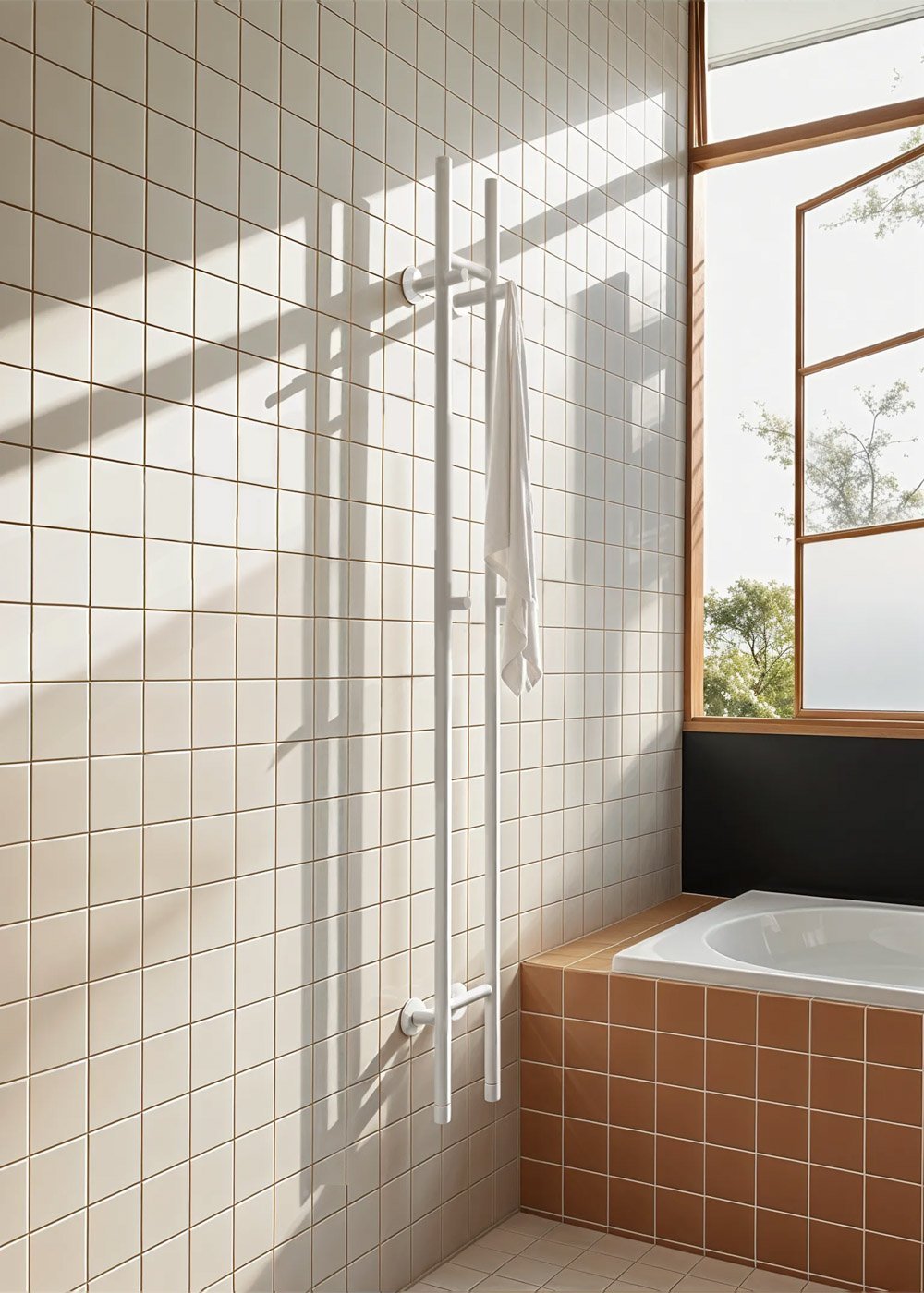 WARM TOWEL TUBE - Sèche-serviettes électrique à barre 60 W/120 W, image de la galerie 1