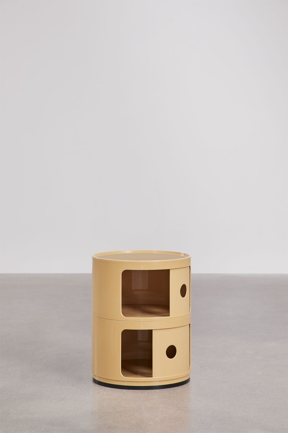 Table de chevet ronde Ø30 cm avec étagères Babel, image de la galerie 4