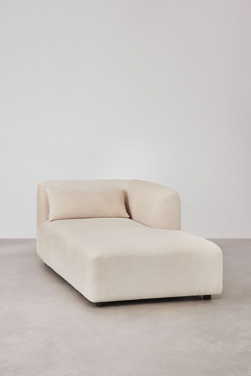 Canapé modulable avec méridienne d'angle droit 4 pièces avec méridienne et pouf Fogler, image de la galerie 8