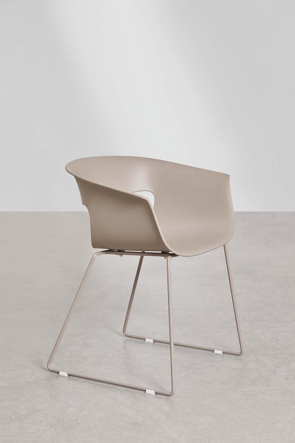 Pack de 2 chaises de jardin en polypropylène et acier Alanys, image de la galerie 2