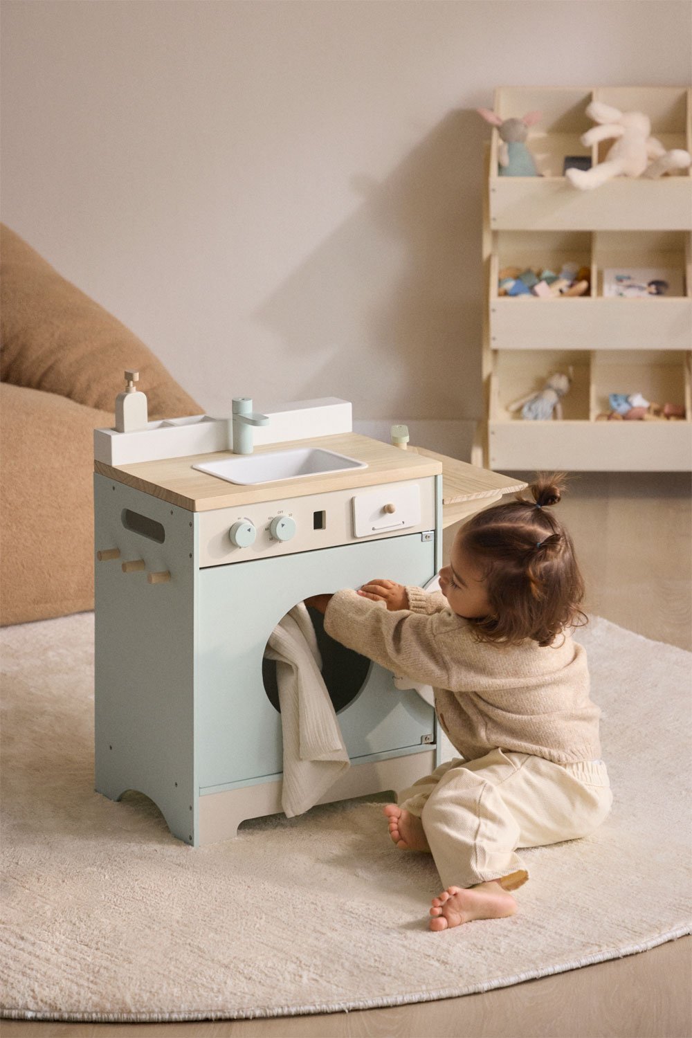 Machine à laver en bois Glenn Kids, image de la galerie 1