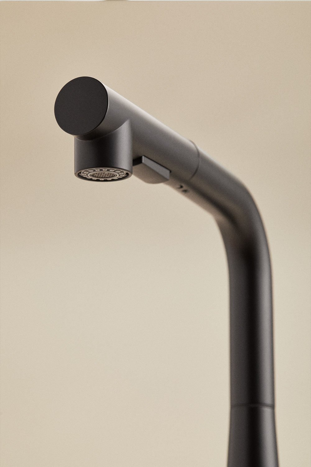 Robinet de cuisine avec bec haut extractible en acier inoxydable Olyt, image de la galerie 5