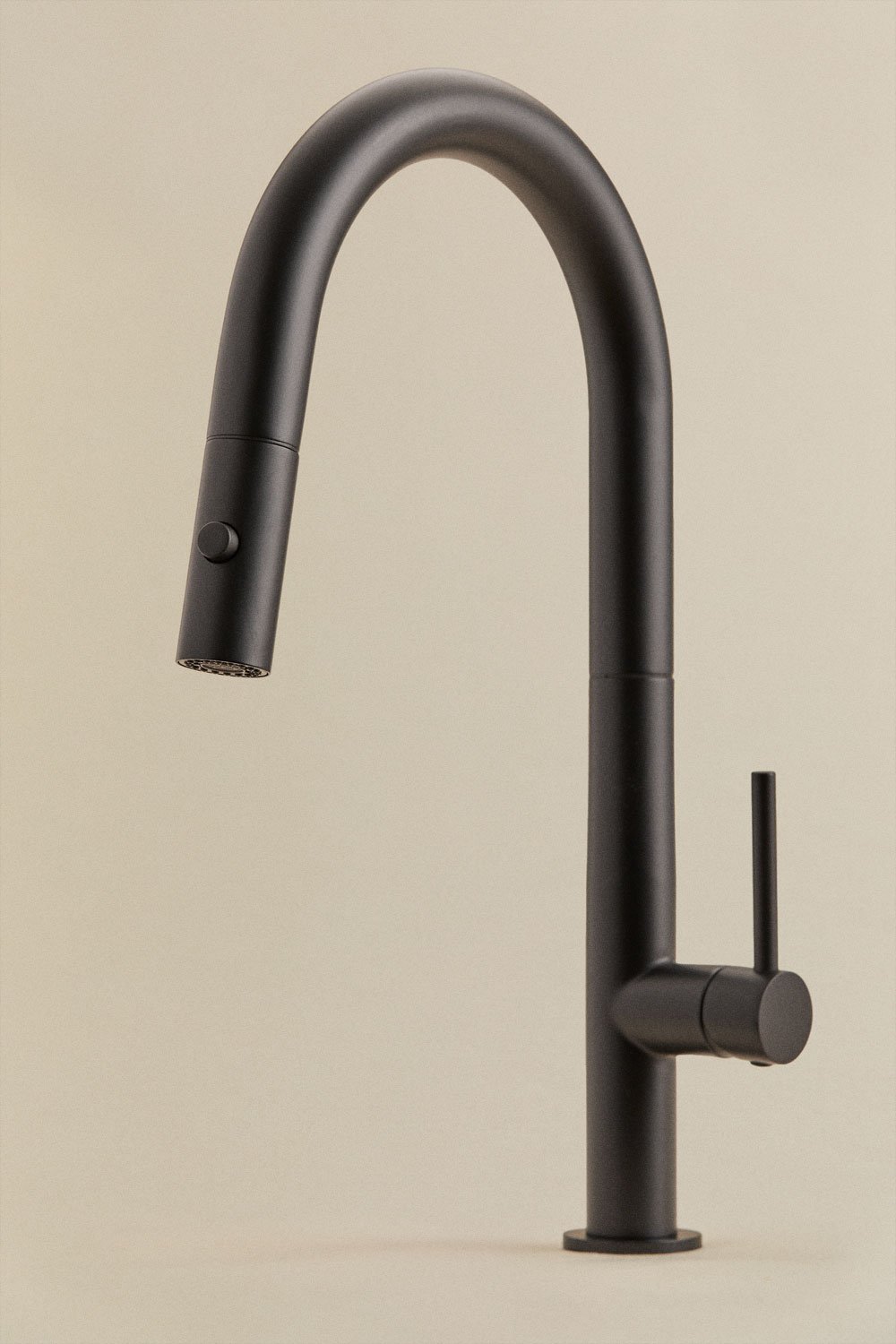 Robinet de cuisine avec bec haut extractible en acier inoxydable Eryne, image de la galerie 4