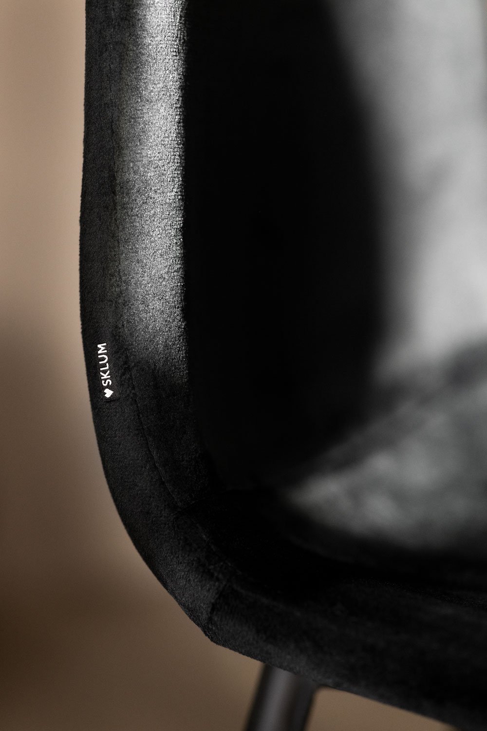 Chaise de salle à manger rembourrée Glamm, image de la galerie 2