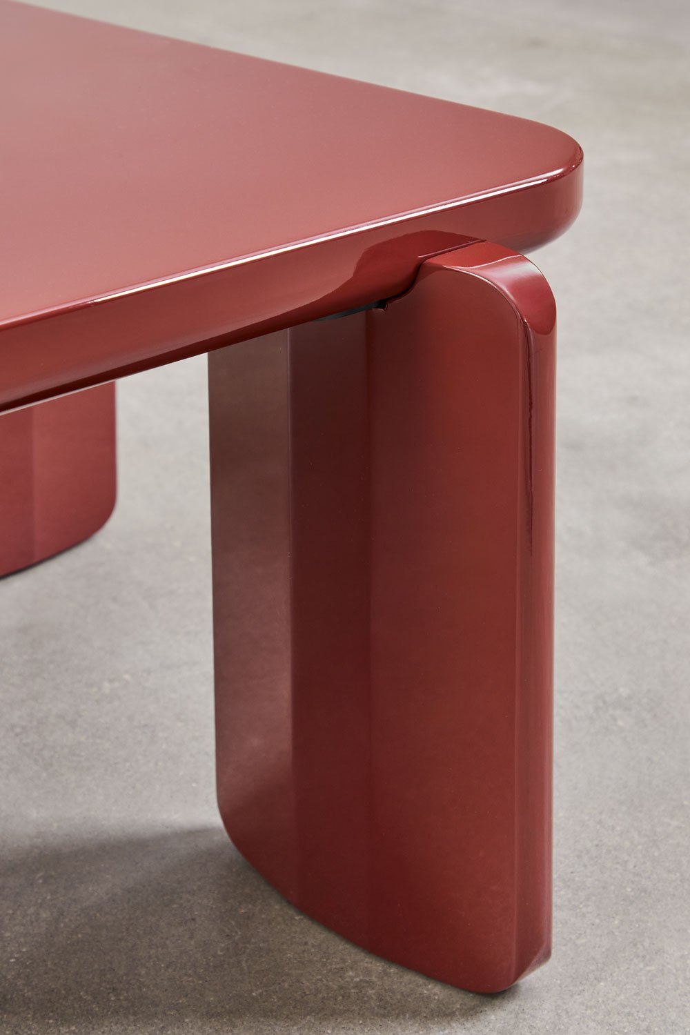 Table basse rectangulaire 120x60 cm en MDF Genève, image de la galerie 5