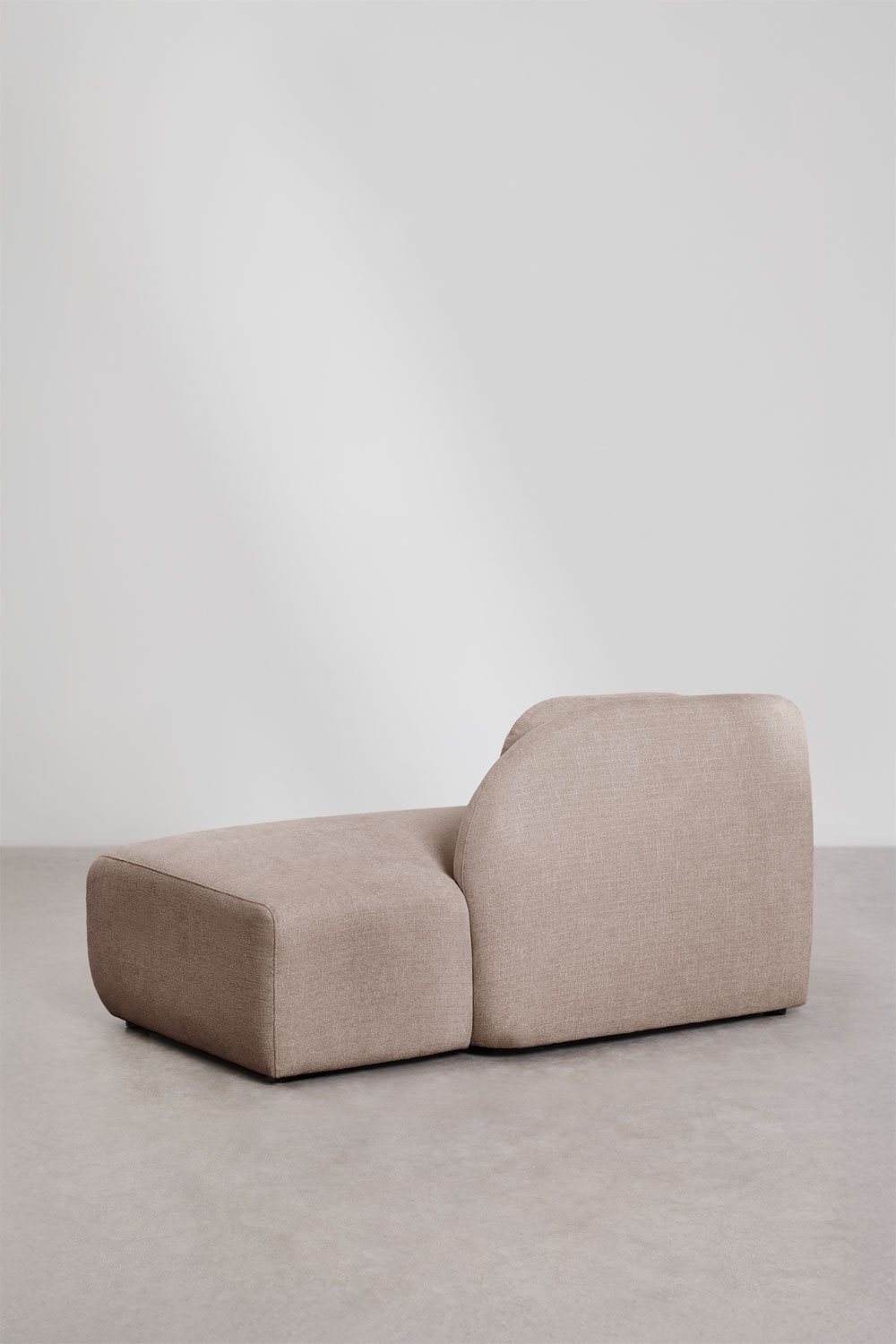 Module méridienne droite pour canapé modulaire en chenille Coquette, image de la galerie 4