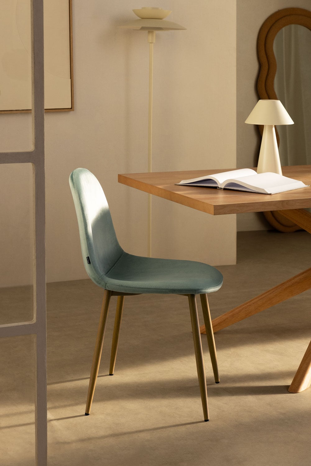 Pack de 2 chaises de salle à manger Glamm, image de la galerie 1