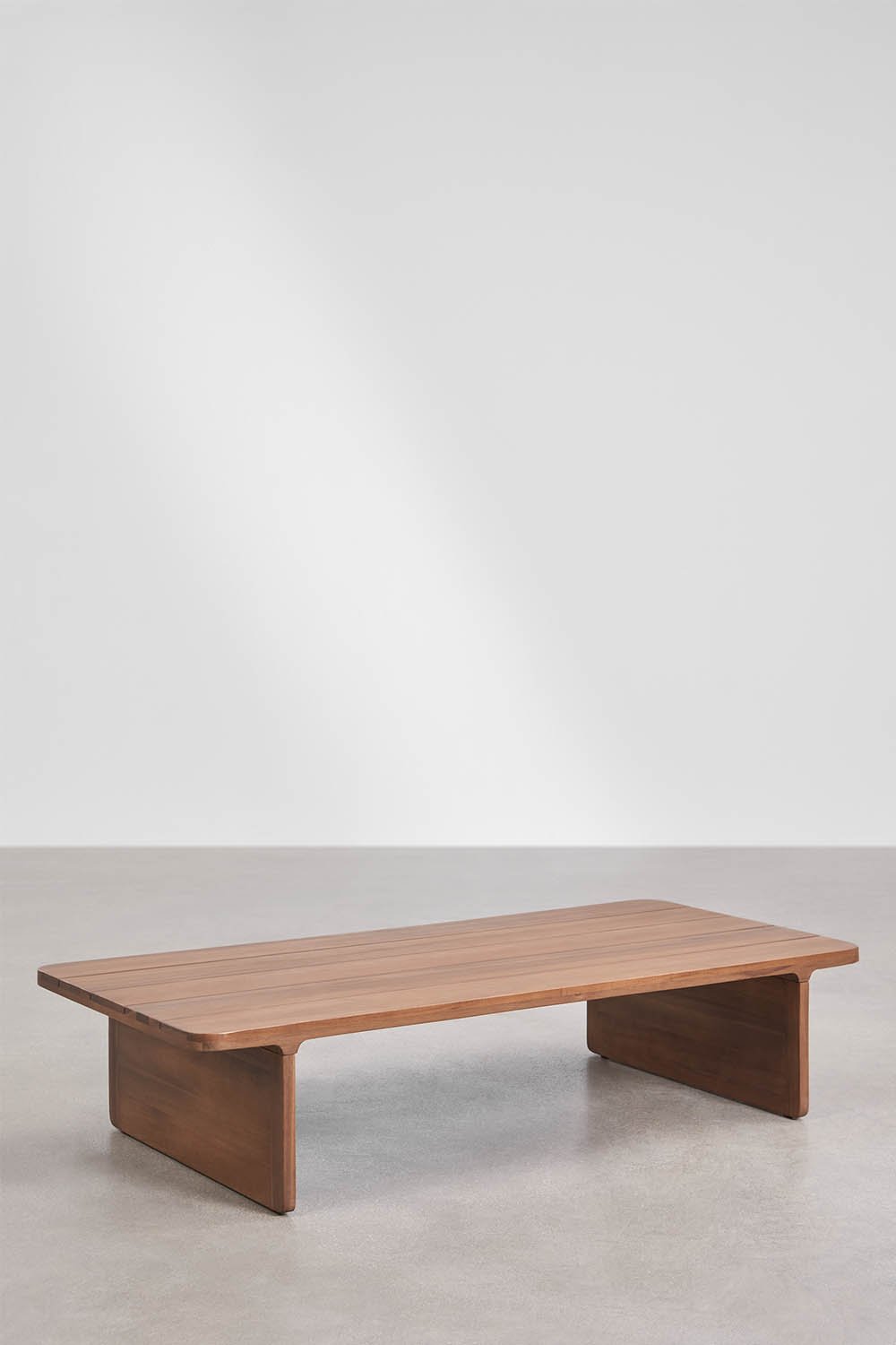 Salon de jardin avec canapé 3 places, 2 fauteuils et table basse en bois d'acacia Noira, image de la galerie 10