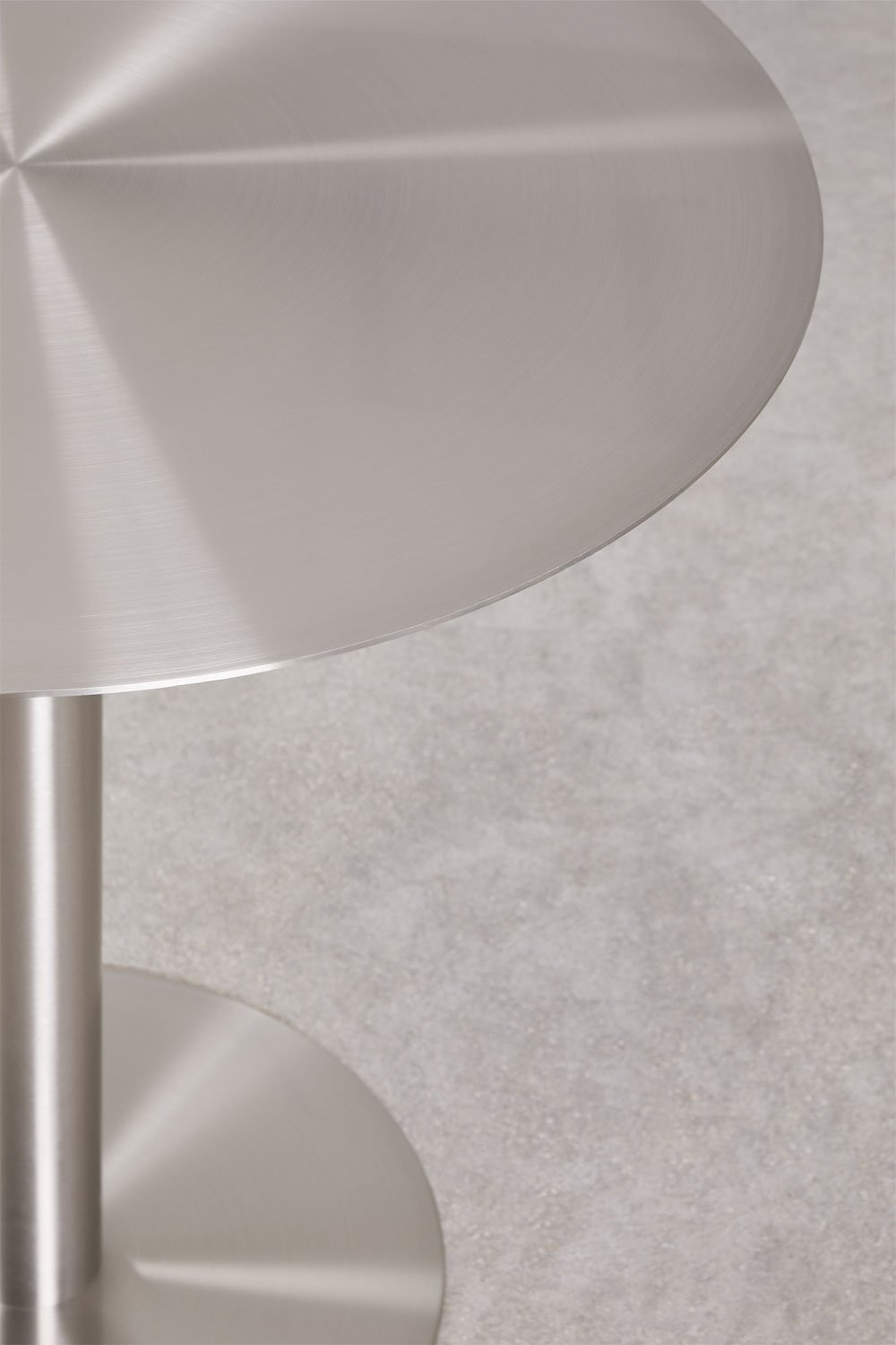 Table de salle à manger ronde en acier inoxydable Xiren, image de la galerie 2