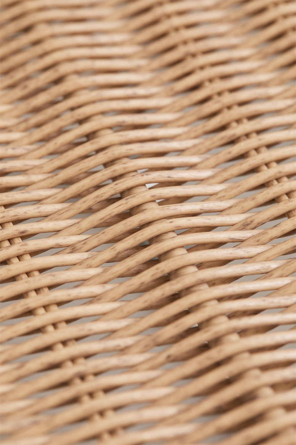 Pack de 4 chaises de jardin en acier inoxydable et rotin synthétique Omaha, image de la galerie 6