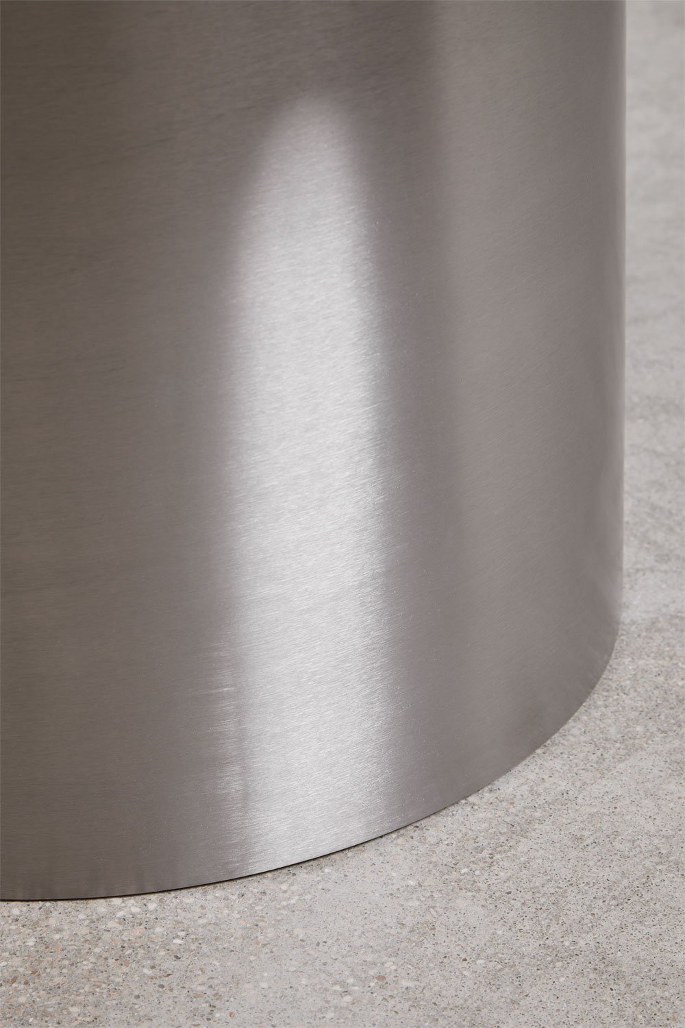 Set de 2 tables basses en travertin et acier inoxydable Fertrix, image de la galerie 7