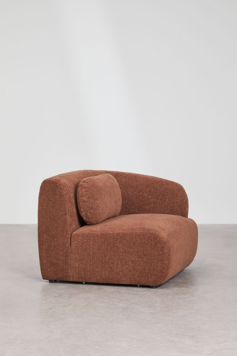 Module d'angle droit pour canapé modulaire en chenille Coquette, image de la galerie 3