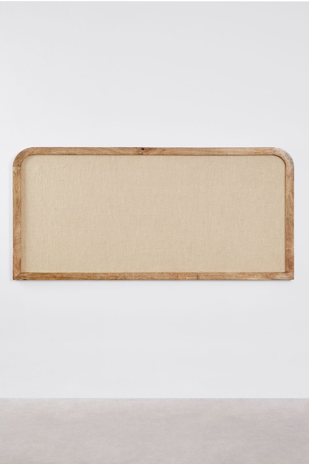 Tête de lit en bois de manguier, MDF et jute Abrams, image de la galerie 3