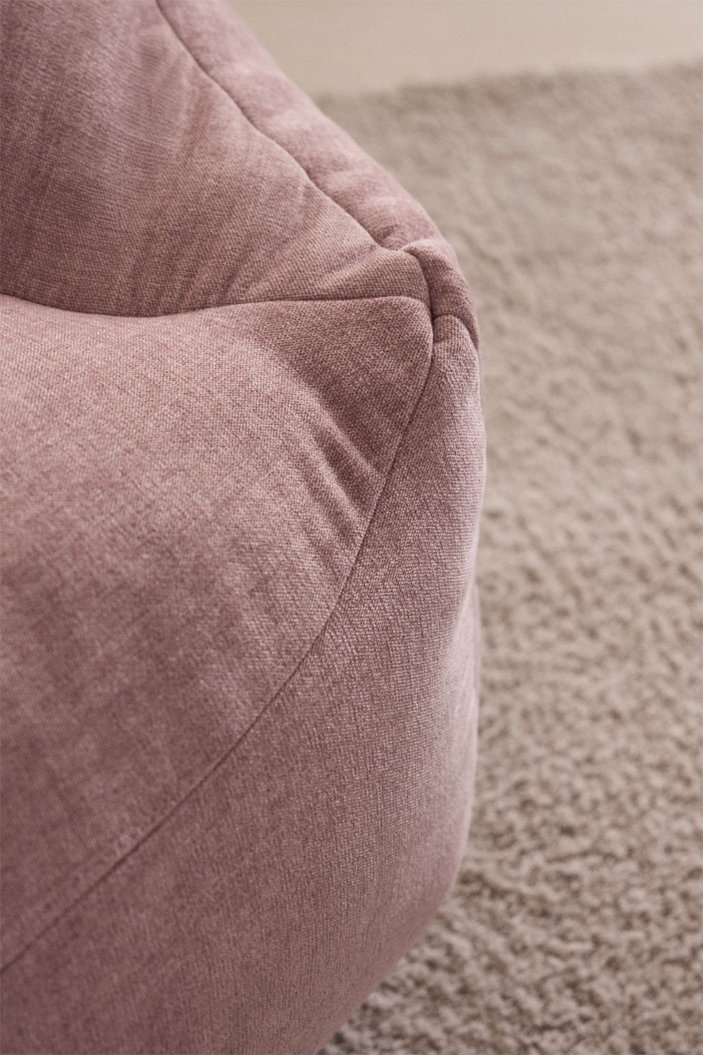 Fauteuil pouf rembourré Thiago, image de la galerie 2