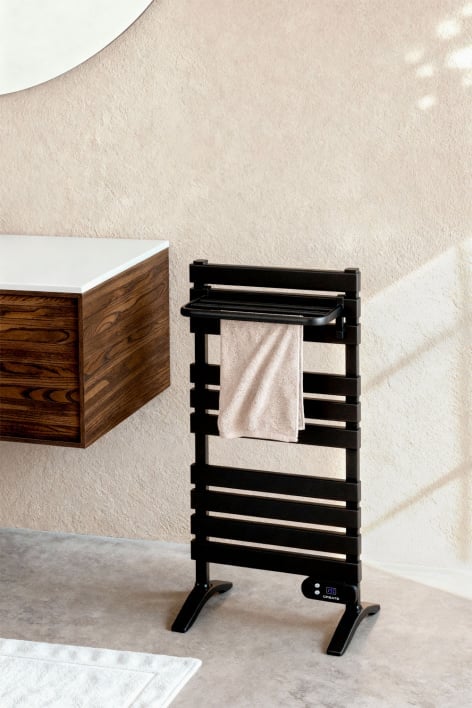 CREATE - WARM TOWEL - Radiateur sèche-serviettes électrique sur pied ou mural 500W