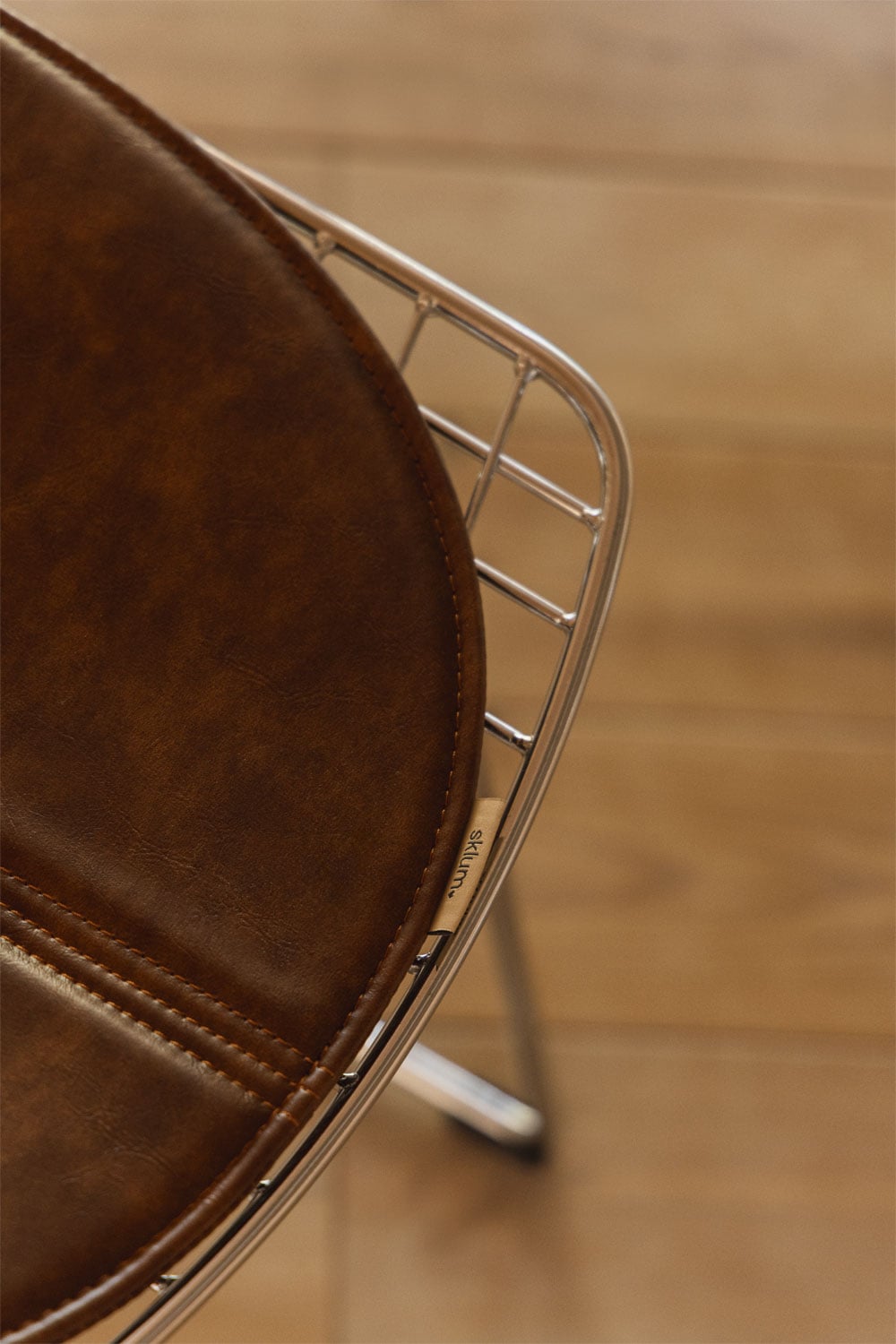 Pack de 2 chaises de salle à manger en acier Renee, image de la galerie 2