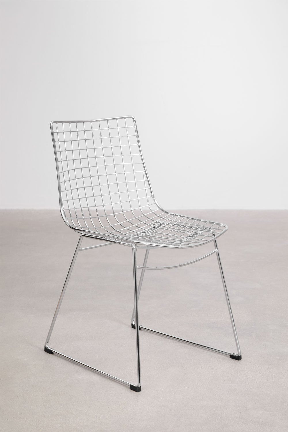 Pack de 4 chaises de salle à manger en acier Renee, image de la galerie 10