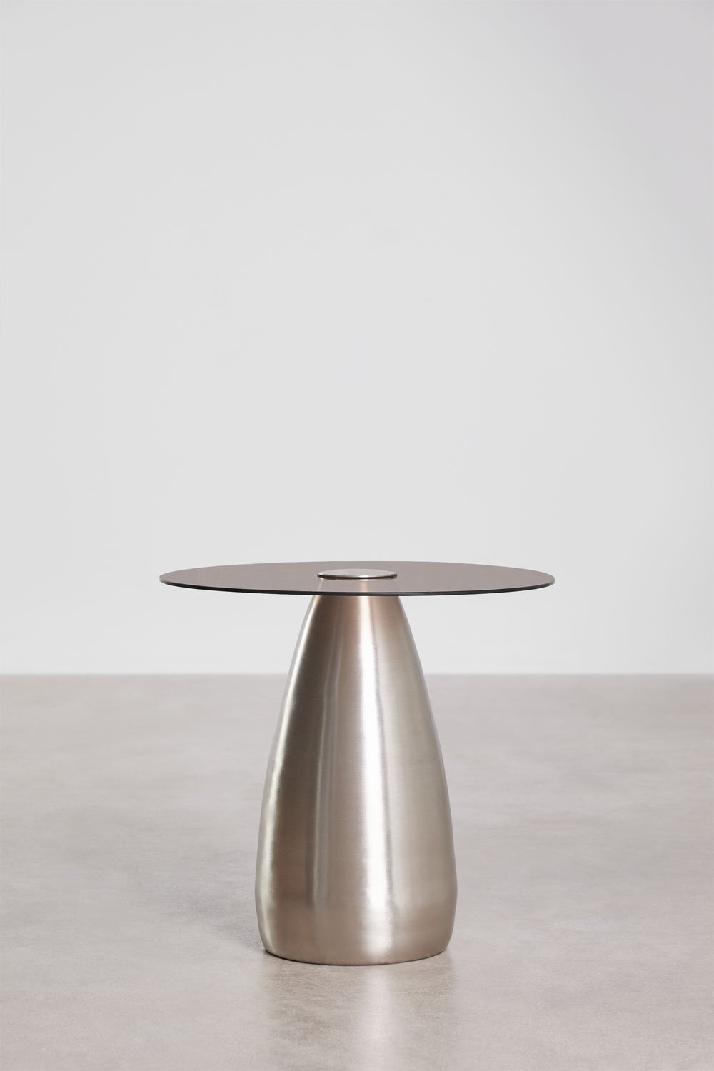 Table d'appoint ronde Ø50 cm en verre trempé Mariana, image de la galerie 3