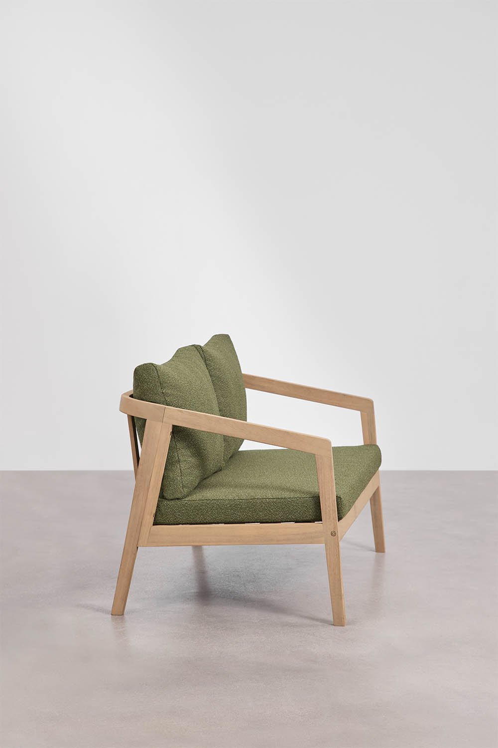 Canapé de jardin 2 places en bois d'acacia Kaela, image de la galerie 5