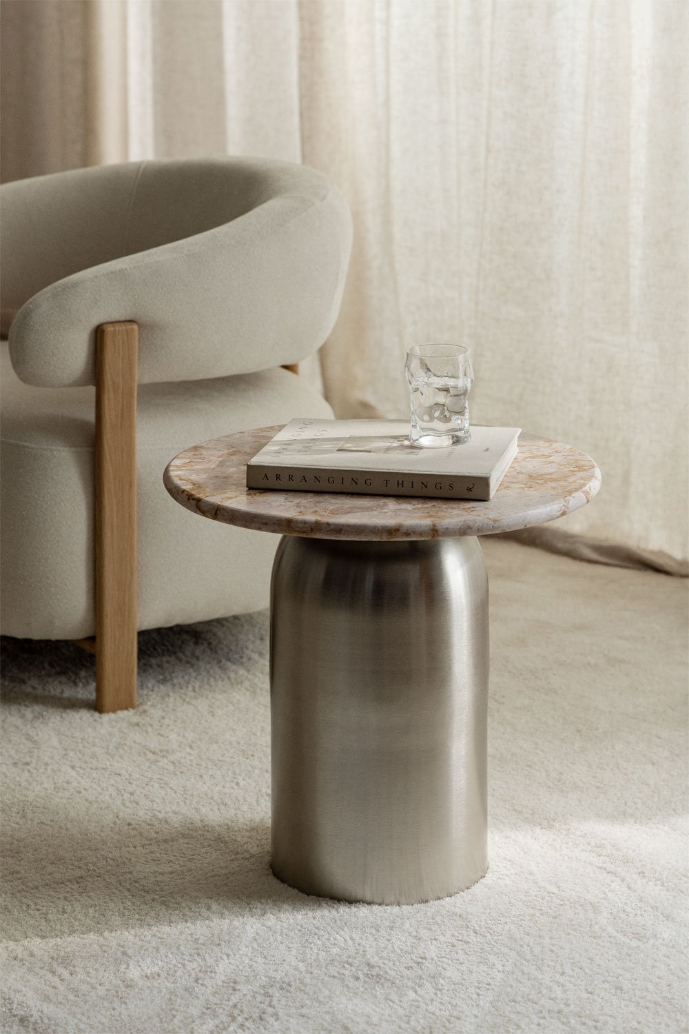 Table d'appoint ronde Ø40 cm Alliser, image de la galerie 1