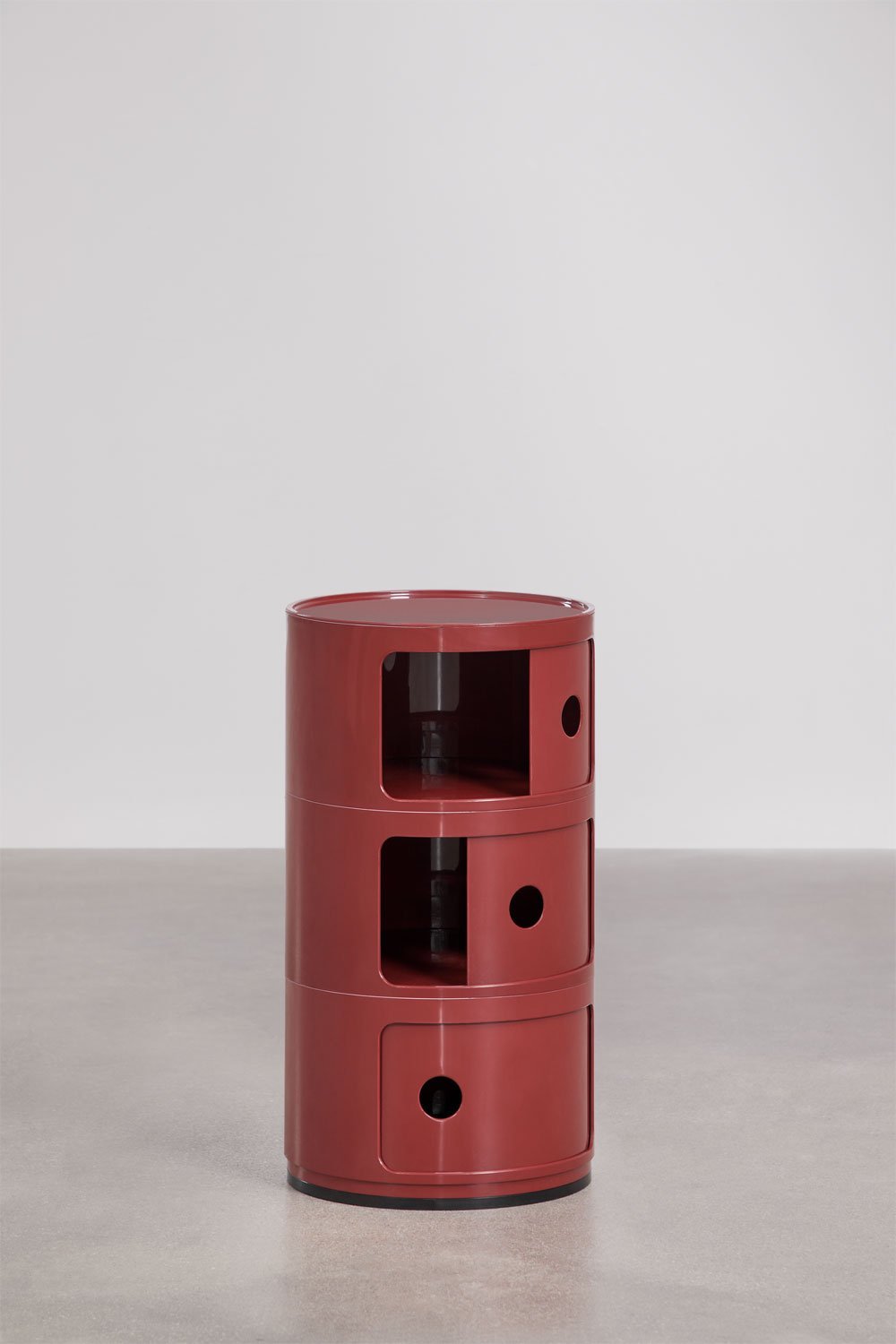 Table d'appoint ronde Babel avec étagères, image de la galerie 4