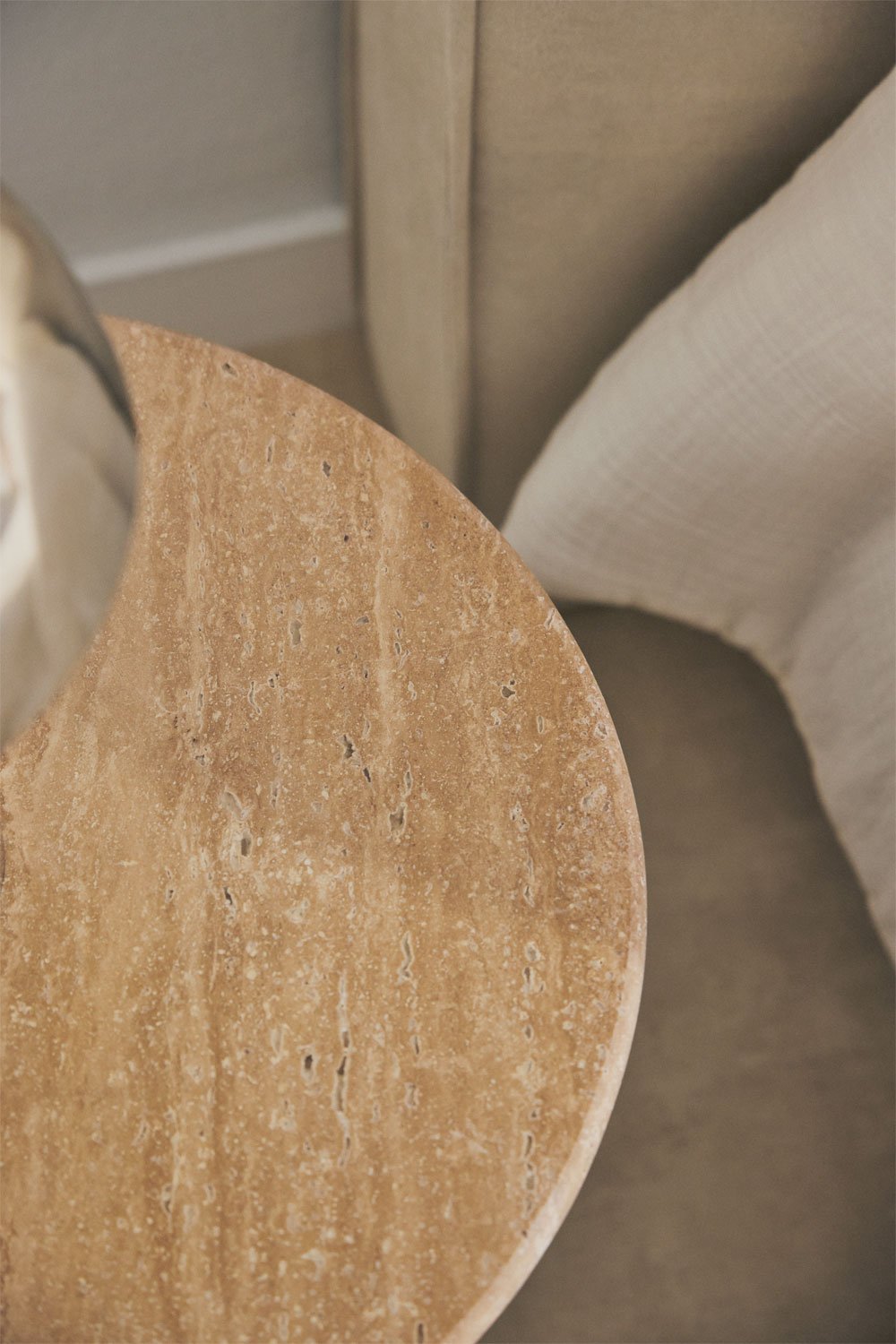 Table de chevet ronde Ø40 cm Alliser, image de la galerie 2