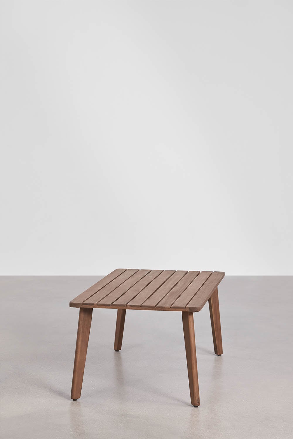 Table basse rectangulaire 90x50 cm en bois d'acacia Kaela, image de la galerie 2