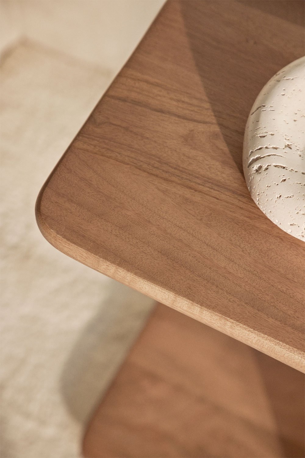 Table de chevet 35x40 cm en bois Tinsley, image de la galerie 2