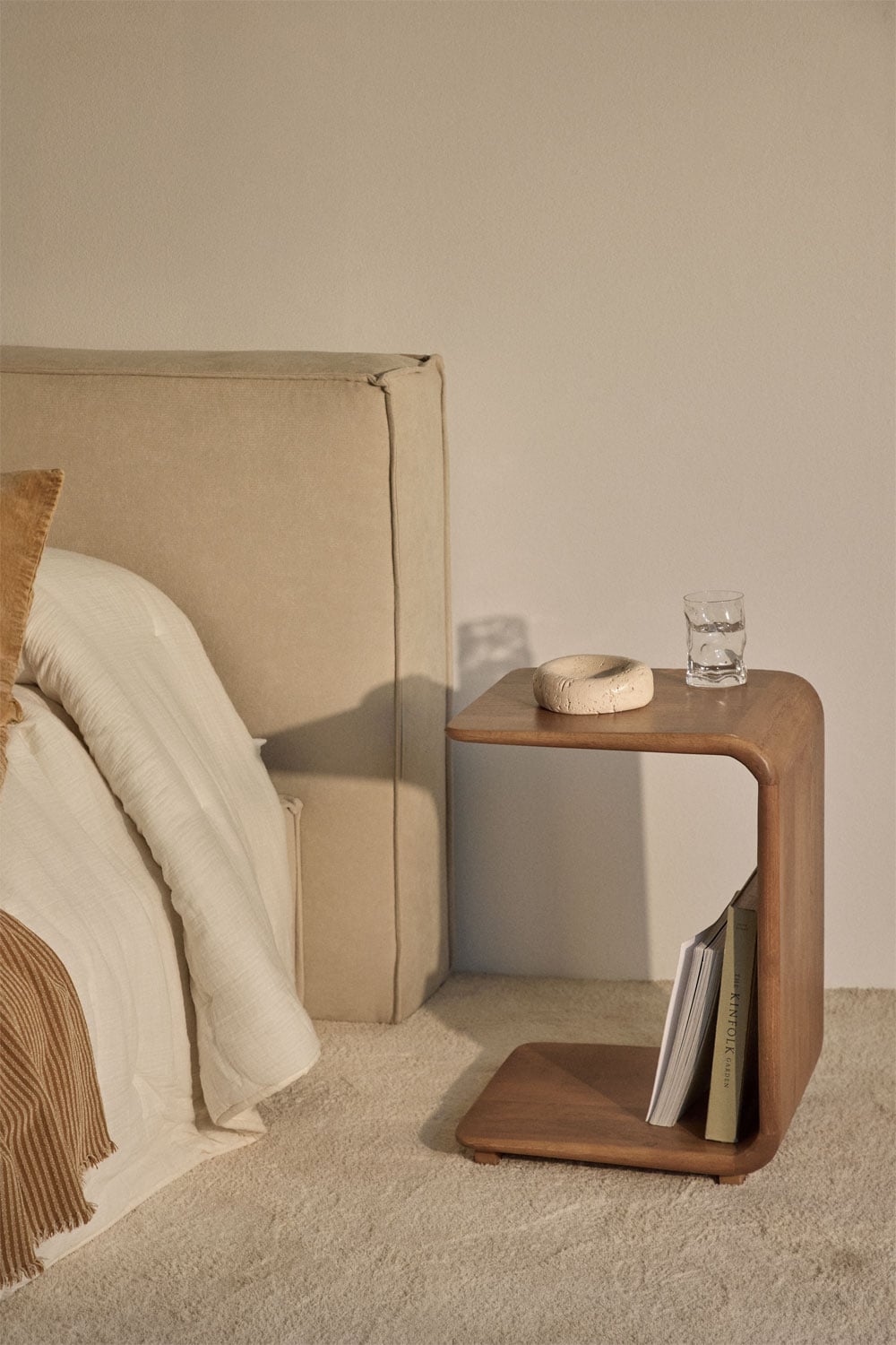 Pack de 2 tables de chevet rectangulaires 40x35 cm en bois Tinsley, image de la galerie 1