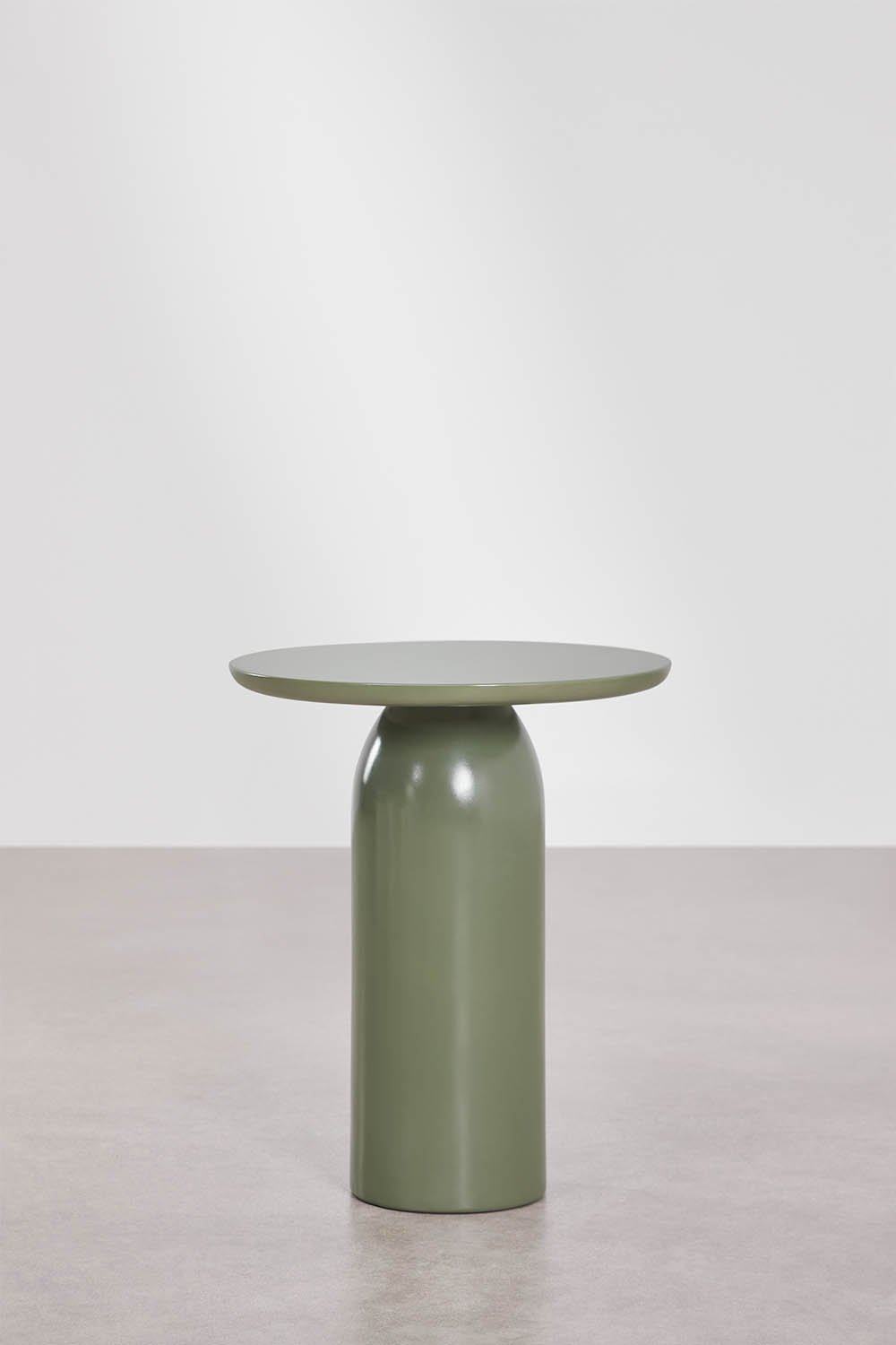 Table d'appoint de jardin ronde Ø45 cm en ciment Layana, image de la galerie 3
