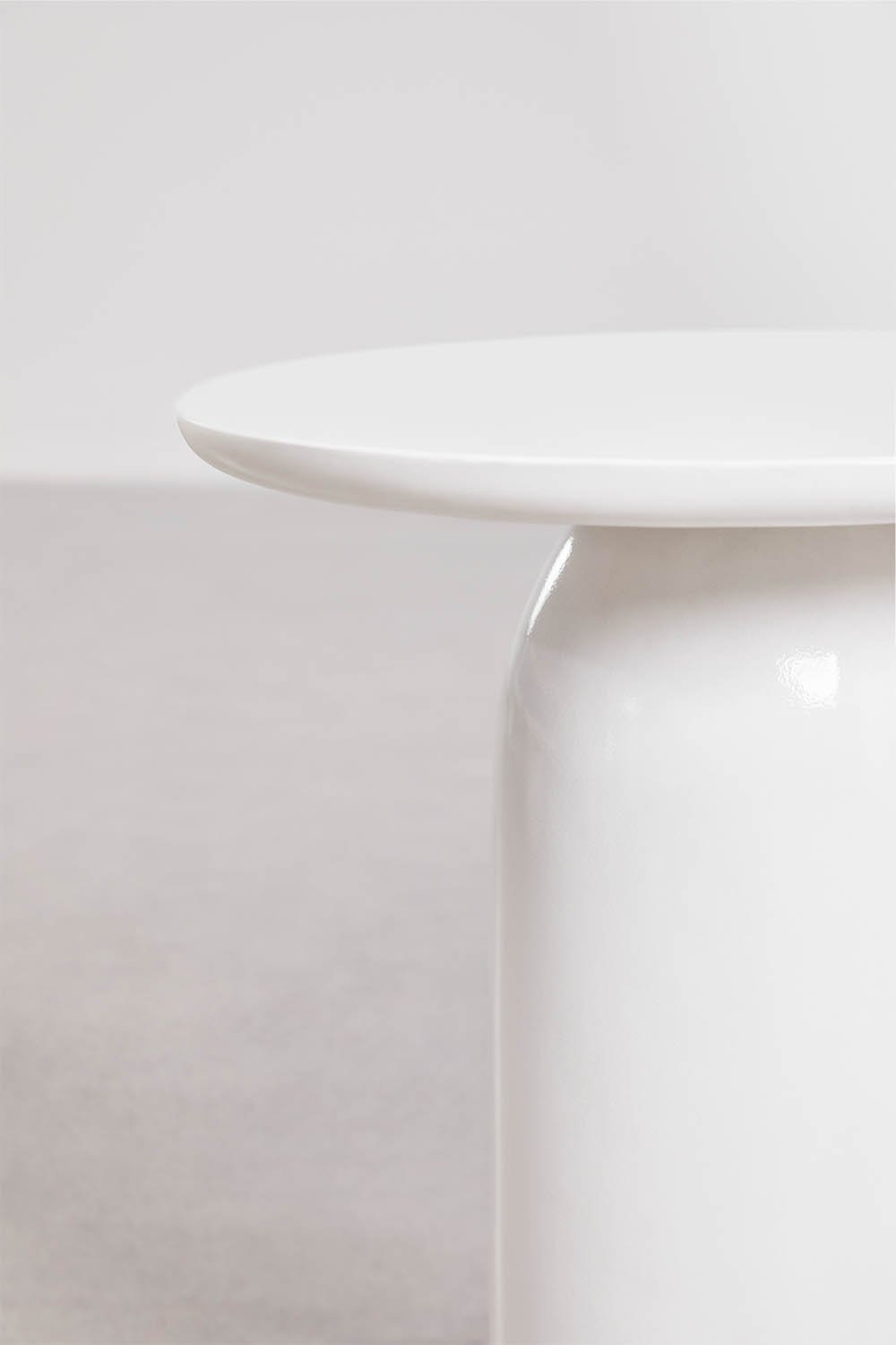 Table d'appoint ronde Ø45 cm en ciment Layana, image de la galerie 4
