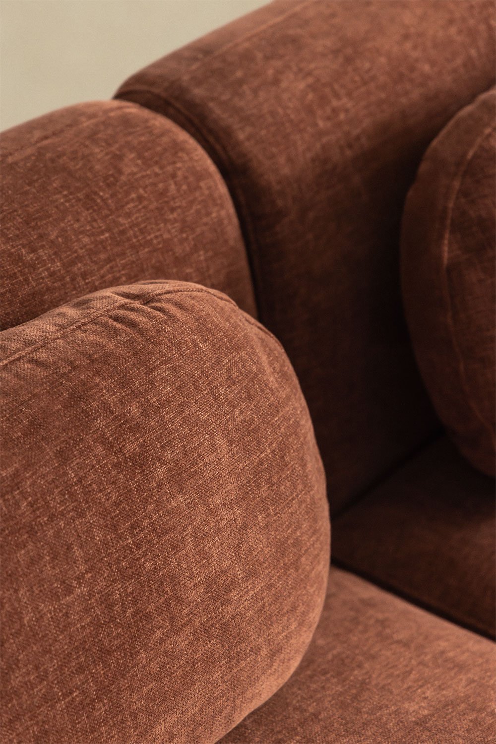 Canapé modulable 2 pièces en chenille Coquette, image de la galerie 2