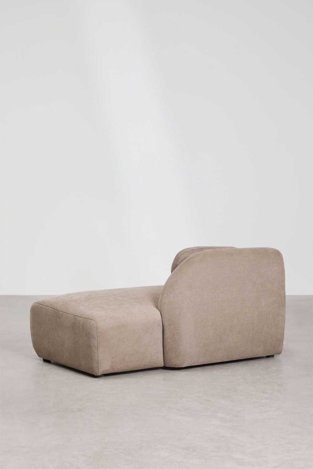 Module méridienne droite pour canapé modulaire en chenille Coquette, image de la galerie 4