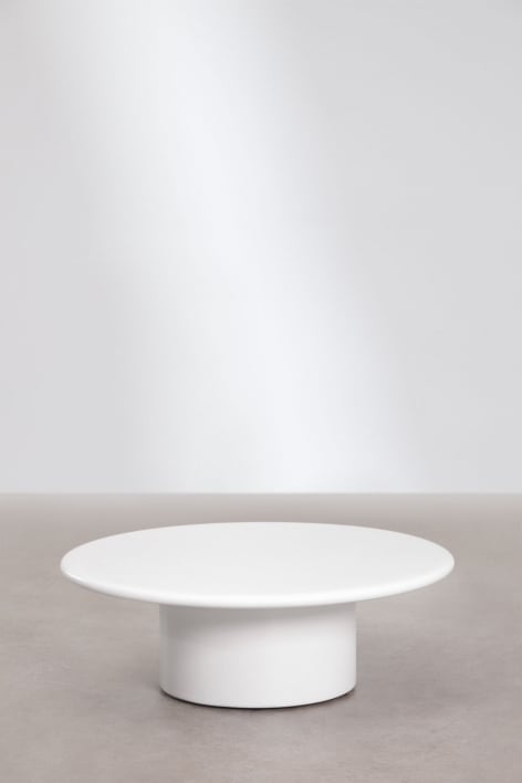 Table basse ronde en ciment Namara - Ø90 cm