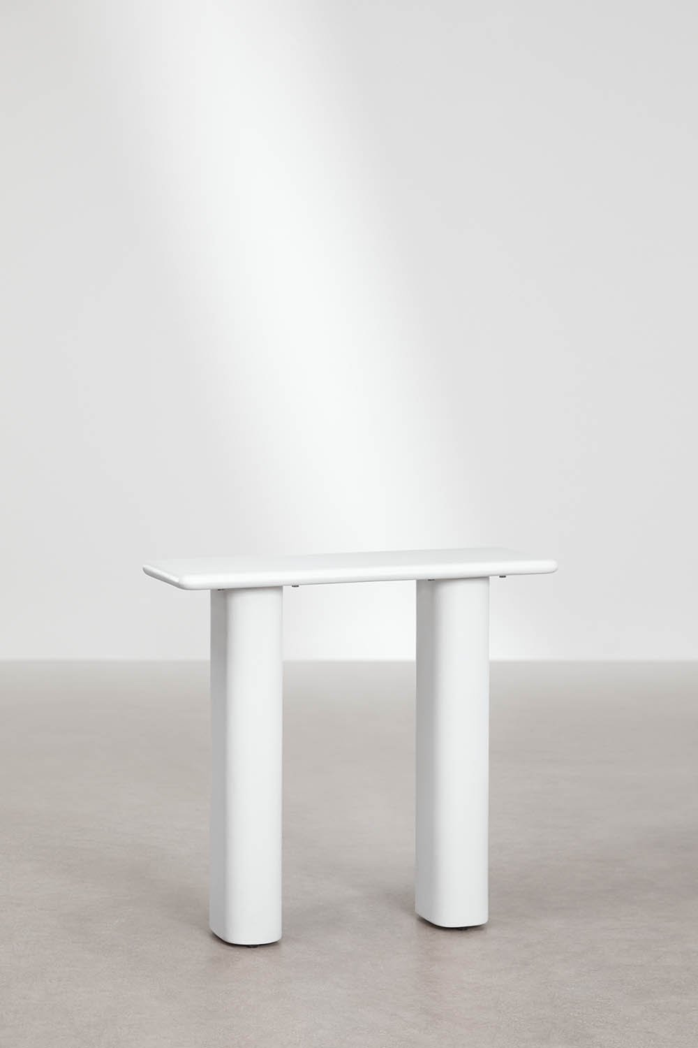 Console rectangulaire 80x30 cm en ciment Tiena, image de la galerie 3