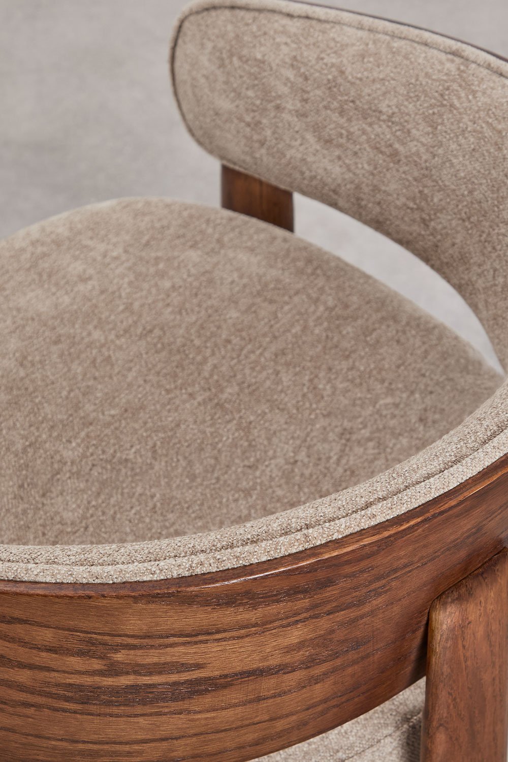 Pack de 2 fauteuils en bois de chêne tapissés Olea, image de la galerie 4