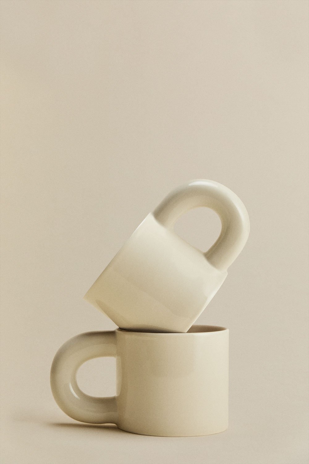 Pack de 2 tasses à café en new bone china 30 cl Rylvane, image de la galerie 3