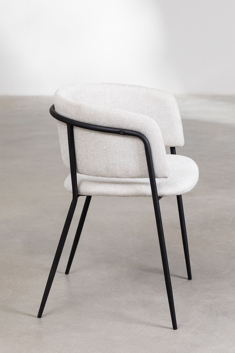 Pack de 2 chaises de salle à manger rembourrées Nalon, image de la galerie 3