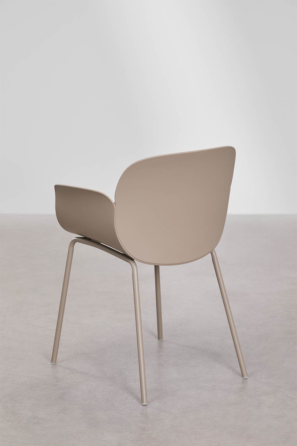 Pack de 4 chaises de salle à manger en polypropylène et acier Lynette, image de la galerie 3